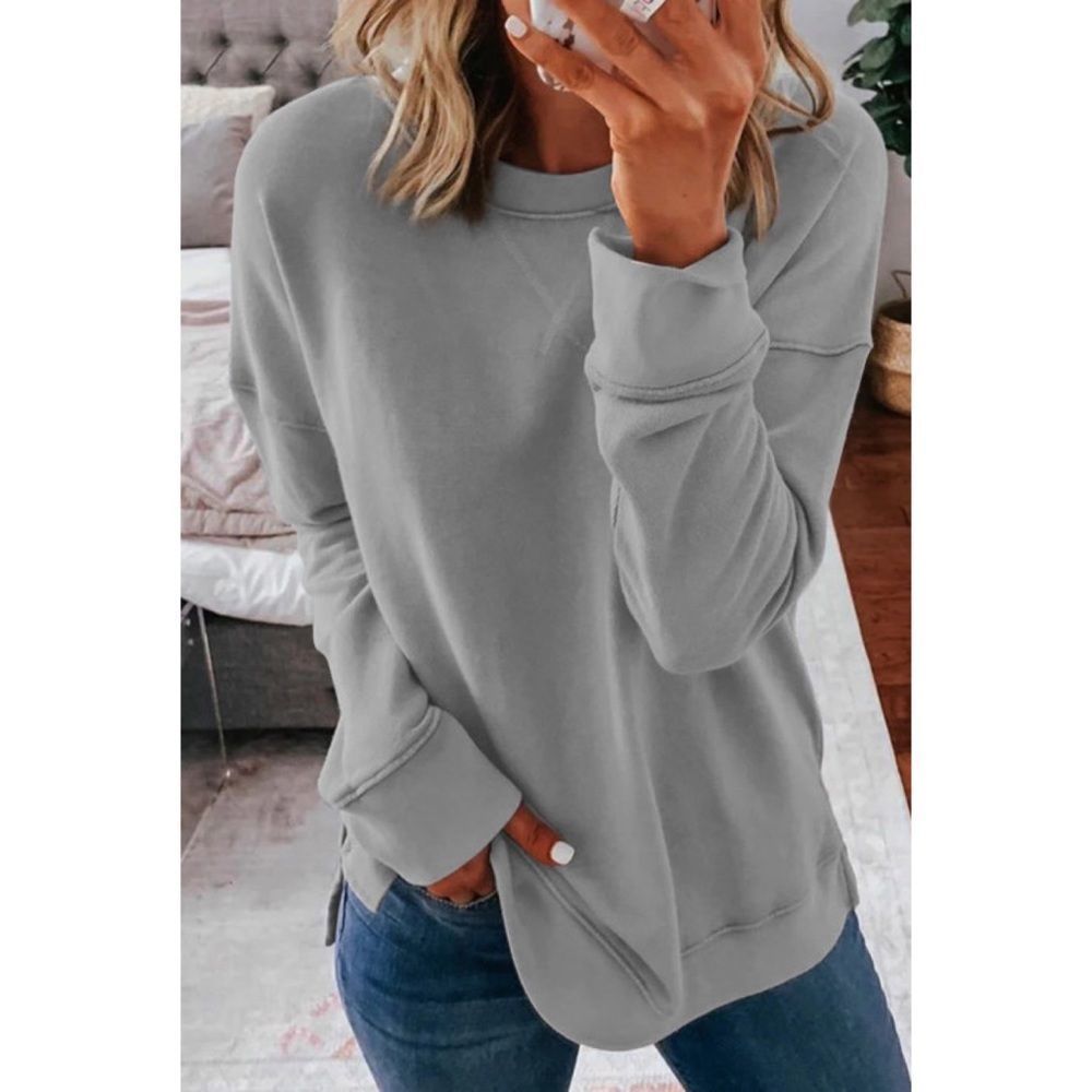 Crew neck long sleeve